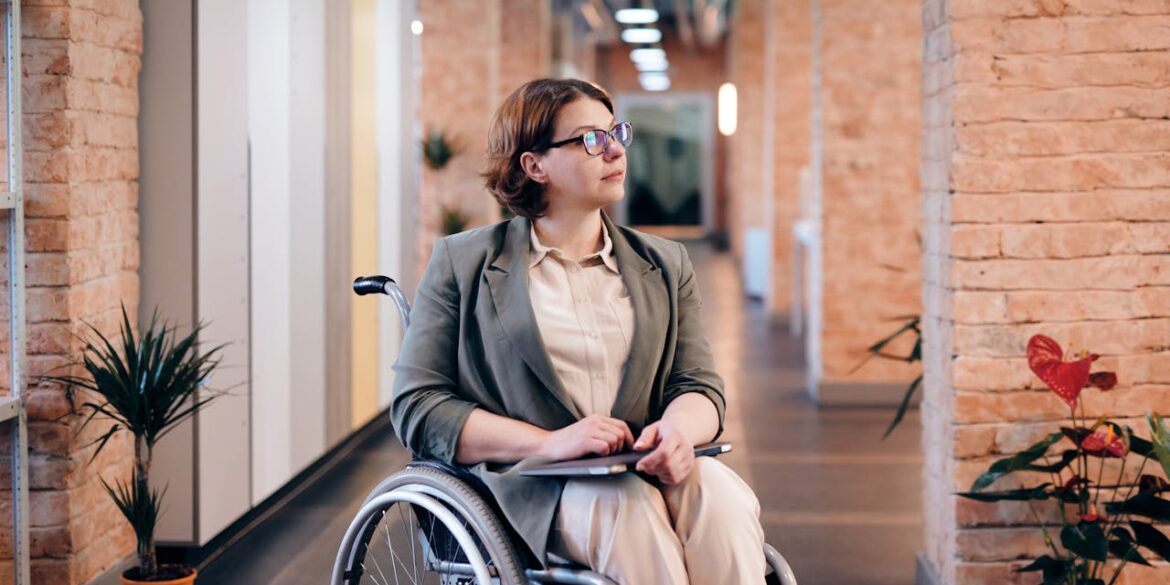 Photo by Marcus Aurelius: https://www.pexels.com/photo/photo-of-woman-sitting-on-wheelchair-while-looking-away-4064340/