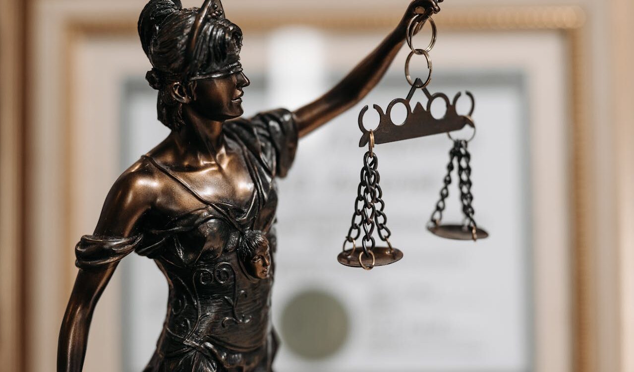 Photo by Pavel Danilyuk: https://www.pexels.com/photo/themis-figurine-at-lawyers-office-8112199/