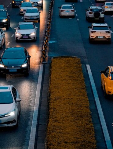 Photo by Chengxin Zhao: https://www.pexels.com/photo/high-angle-shot-of-a-vehicles-on-the-road-5455621/