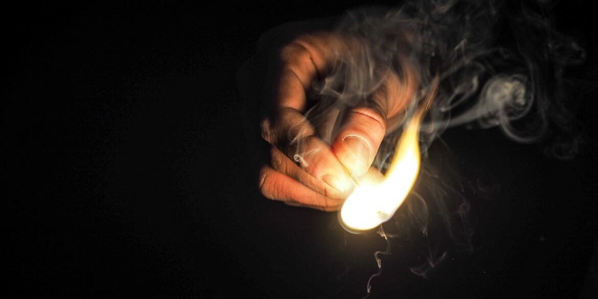 Photo by energepic.com: https://www.pexels.com/photo/person-holding-matchstick-426444/