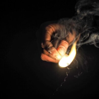 Photo by energepic.com: https://www.pexels.com/photo/person-holding-matchstick-426444/