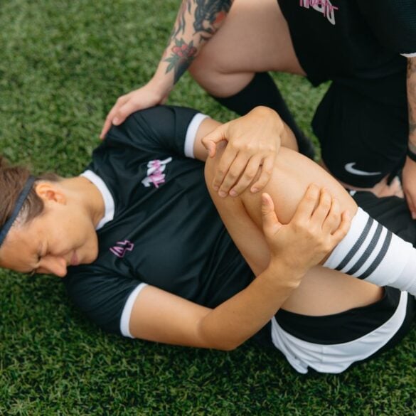 Photo by Anastasia Shuraeva: https://www.pexels.com/photo/injured-woman-lying-on-grass-field-9519544/