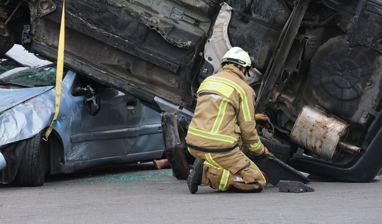 Photo by Ann H: https://www.pexels.com/photo/firefighter-rescuing-from-overturned-vehicle-accident-scene-32437427/